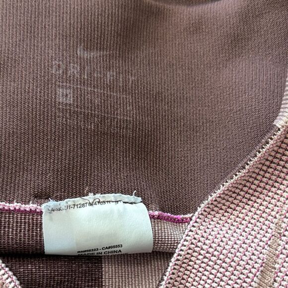 Nike Brown & Purple Colorblock Biking Skorts - Picture 6 of 6